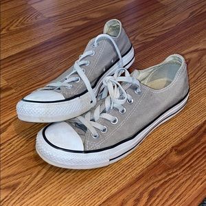Grey and White Converse!